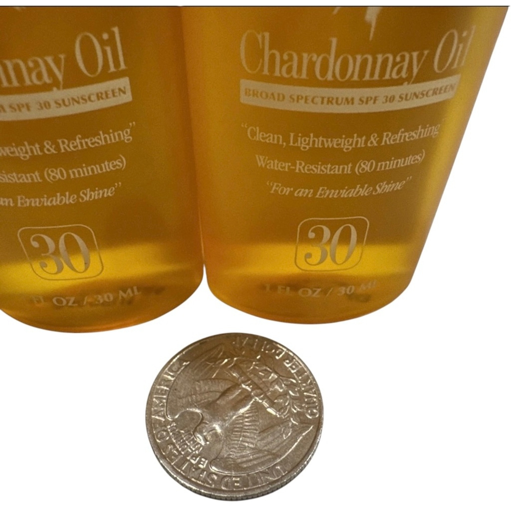 Vacation Chardonnay Oil SPF 30 Sunscreen Oil – Set of 3 Travel Size New & Sealed - Picture 4 of 4